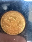 US 1880S half eagle gold coin