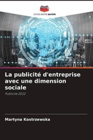 Martyna Kostrzewska | La Publicité D'entreprise Avec Une Dimension Sociale