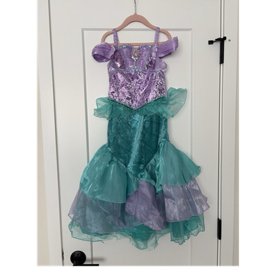 Disney Ariel Little Mermaid Costume Dress Purple Green Girl Size 5/6 | eBay Disney Ariel Little Mermaid Costume Dress Purple Green Girl Size 5/6 | eBay