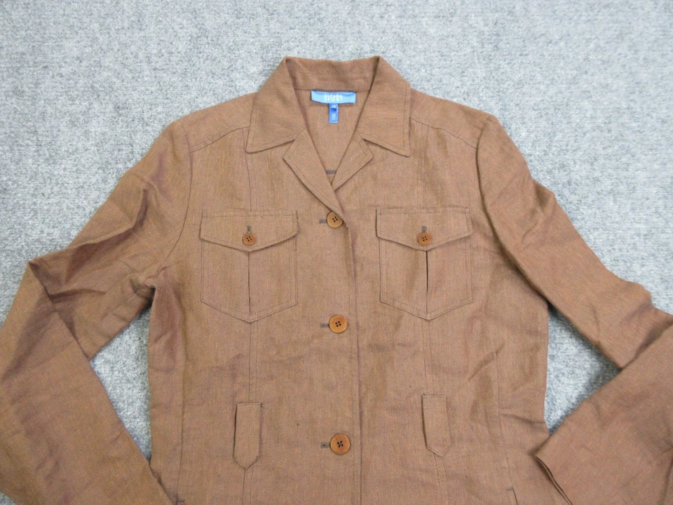 Chaqueta deportiva Escada para mujer 38 blazer de lino con cuatro botones blazer Croacia Foto 3 de 4