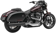 Cobra [6520B] 4" Slip-On For Sport Glide Black 909 Twins