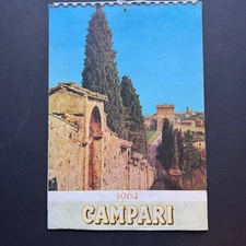 VINTAGE CAMPARI 1964 CALENDAR - ITALIAN VINEYARDS