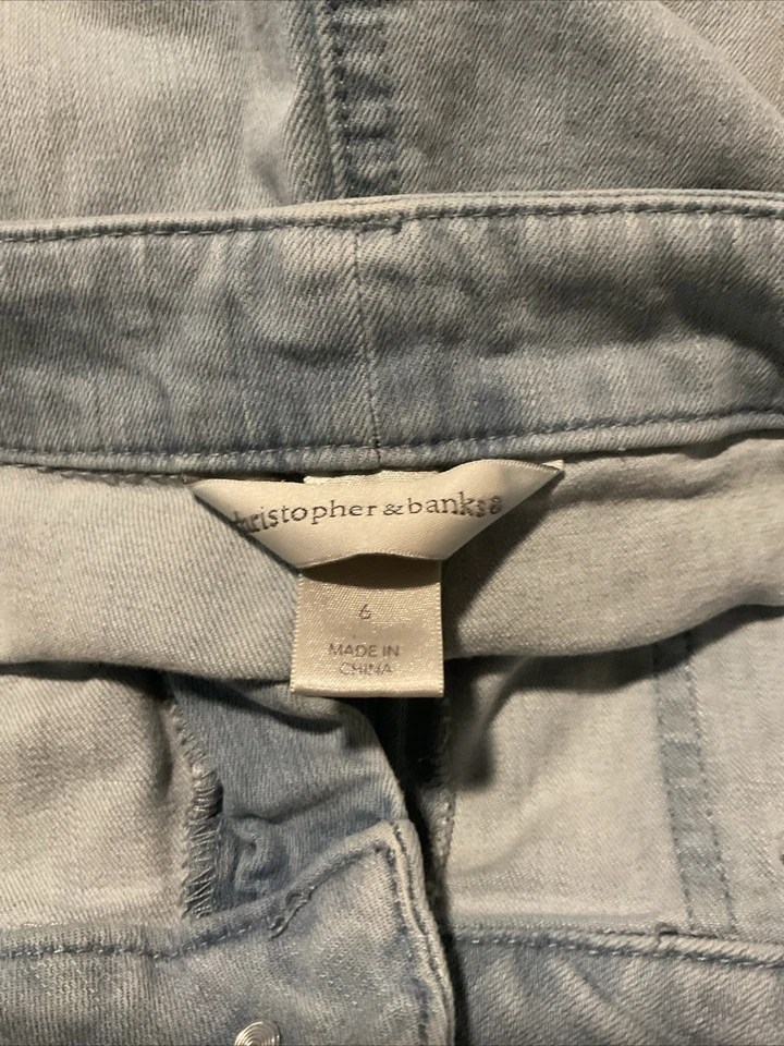 Falda vaquera para mujer Christopher And Banks talla 6 Foto 2 de 2
