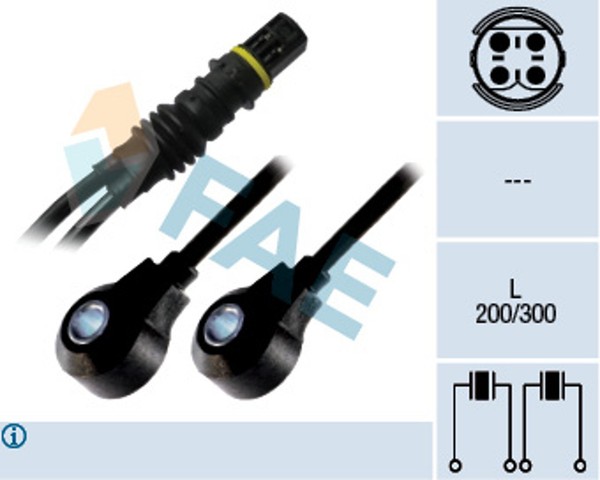 FAE Klopfsensor 60213 FüR E36 E39 BMW Z3 E38 5Er Touring 3Er 7Er Roadster 320-image