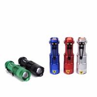 350lm Led Zoomable 14500/aa5 Flashlight Focus Torch Flashlights Lamp 350lm Led Zoomable 14500/aa5 Flashlight Focus Torch Flashlights Lamp