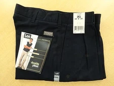 New Lee Men's Casual Pants - Black or Navy - Waist size 29-50 Length 29-34