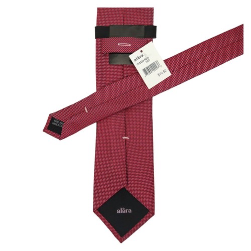 ALARA Mens Silk Tie 3.15 Micro Woven Classic Designer Dress Fashion Necktie $80 - Picture 25 of 37