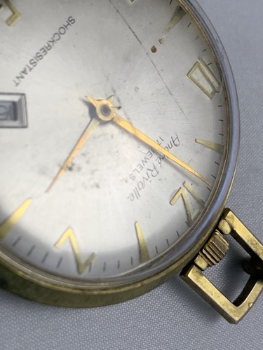 Andre Rivalle Swiss Pocket Watch Open Face Mid Century 17 Jewels - Picture 5 of 6