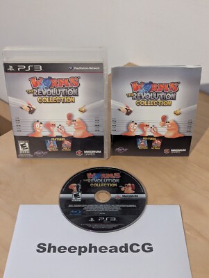 Worms The Revolution Collection PS3 - Disc neuwertig, getestet komplett NTSC ENG!