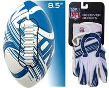 Indianapolis Colts Kids NFL Spacelace Air Tech Football & Gloves, Ages 4-6