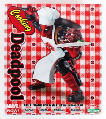 Marvel Universe Cooking Deadpool ARTFX+ Statue