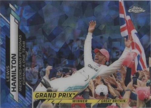 PSA 10 LEWIS HAMILTON 2020 Topps Chrome Sapphire F1 Formula Racing