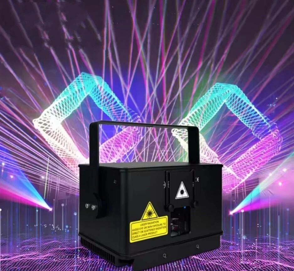 3W 15K RGB animation laser light ILDA sound AUTO DMX DJ stage full color 3000mW - Image 2 of 4