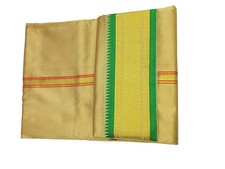Men Silk Dhoti Traditional Dhoti Ethnic Men Dhoti Men Sarong Puja Dhoti
