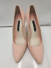 Women's Alice Olivia Dina 95 Suede Perfect Pink Pumps Size EU 38.5 US 8.5 M