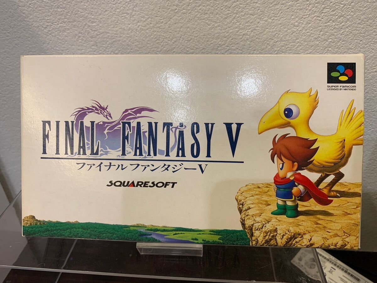 Stock) Nintendo Super Famicom Final Fantasy V FF 5 Japan SFC Stock) Nintendo Super Famicom Final Fantasy V FF 5 Japan SFC