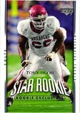 2007 UPPER DECK STAR ROOKIE TONY UGOH RC ROOKIE $0.99 VALUE BOX