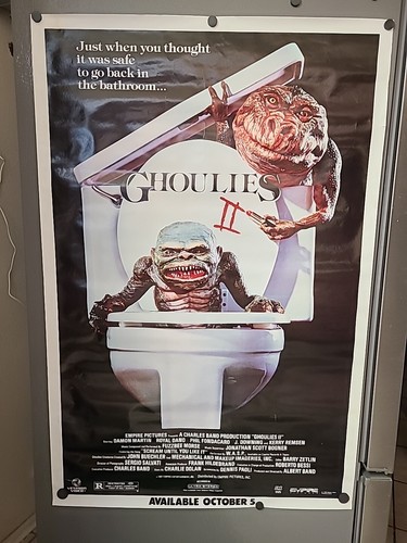 1988 ORIGINAL GHOULIES II MOVIE POSTER HORROR 27x41 BEAUTIFUL AMAZING ART