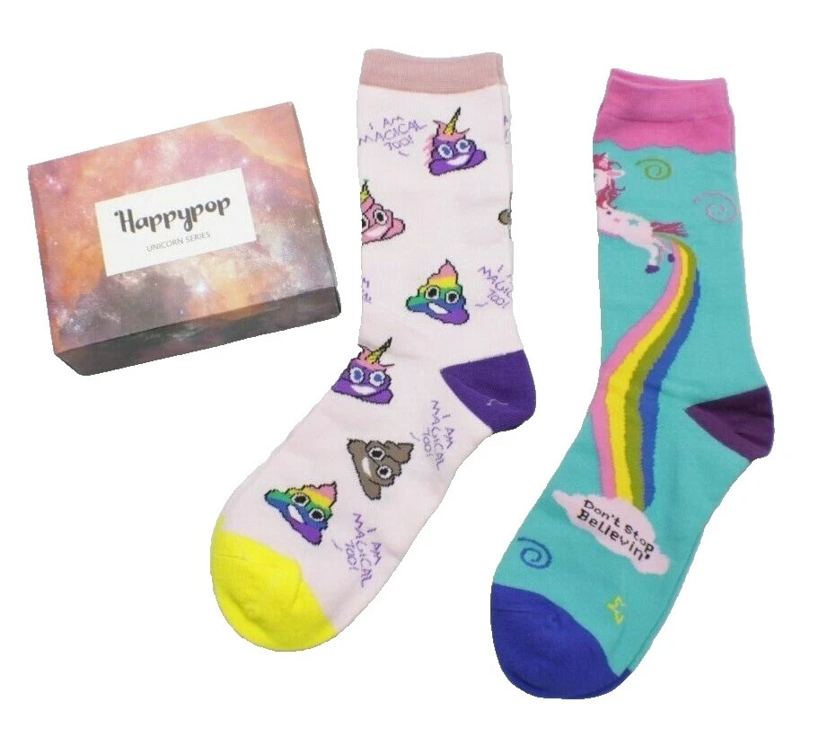 Unicorn One Size 100% Cotton Socks for Women