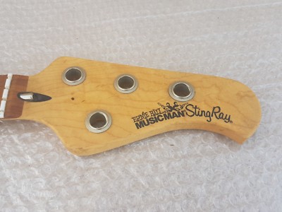 1988 ERNIE BALL MUSIC MAN STINGRAY BASS NECK - FRETLESS - made in USA