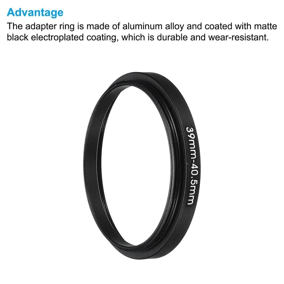 Step Up Rings 39mm-40.5mm Stepping Up Ring 39mm to 40.5mm for Camera Lens Filter - Image 4 of 4