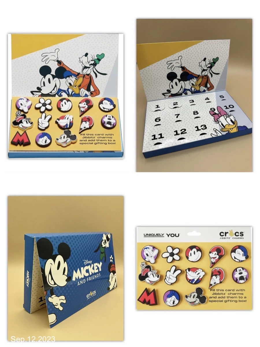 Disney Mickey Mouse and Friends Crocs Jibbitz Charms 13-Pack ADVENT  Calendar New