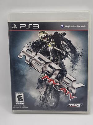 MX vs. ATV Reflex (Sony PlayStation 3, 2009) Complete w/ Manual - Tested Working
