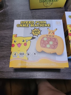 Pikachu Speed Push Puzzle Game Machine Fidget Toy