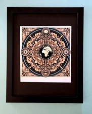 AIDAN FLUX | Hand Signed Authentic Ltd ED of 69 Print Framed World Crisis COA