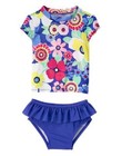Maillot De Bain Rash Guard Tankini Gymboree Swim Shop - Taille 18-24 Mois - Imprimé Floral - Neuf Avec étiquette (NWT)