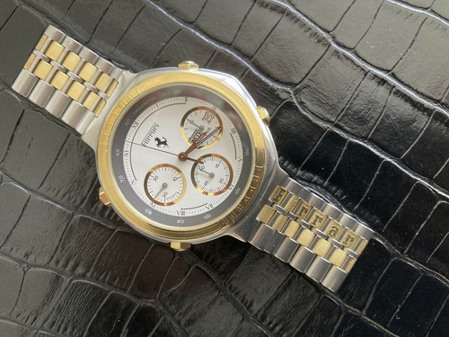 Orologio da polso cronografo Ferrari Formula prodotto da Cartier - bellissimo e raro - Foto 6 di 12