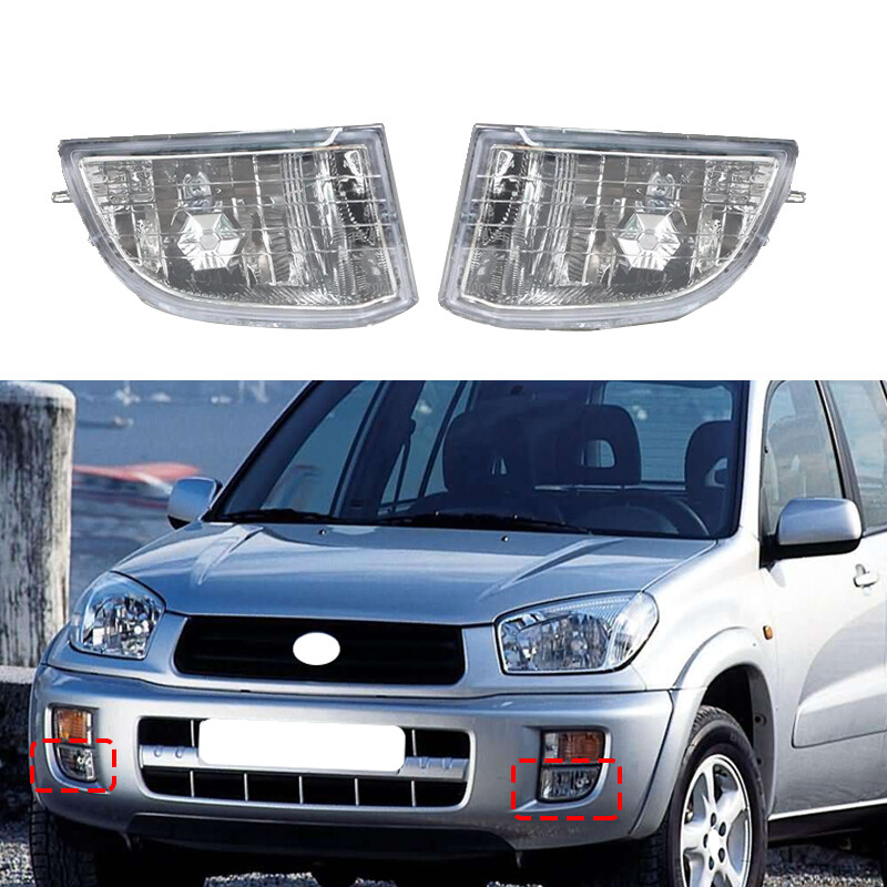 Pair Front Bumper Fog Light Driving Lamp Left Right For Toyota