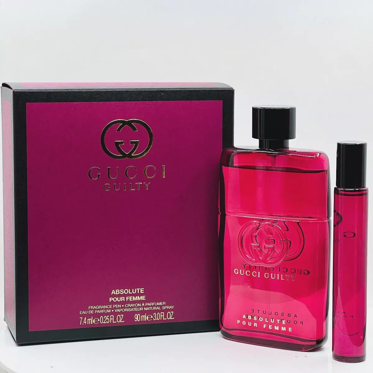 Gucci Guilty Absolute by gucci 2 pc set 3.0 oz 0.25 oz EDP