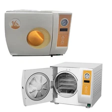 16L Digital Economic Sterilization Table Top Class N Autoclave Sterilizer Yellow