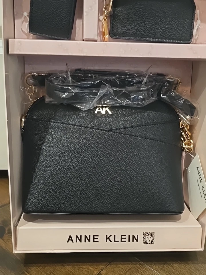Anne Klein Juego de Regalo de Tres Piezas Bandolera Bolso Monedero y Más Nuevo Foto 3 de 4