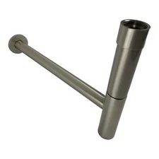 High Tech Pollux Design Siphon Modern Decorative P Trap P-Trap Chrome PO 30,16