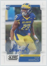 2019 Score Rookie Autographs #434 Nasir Adderley Chargers RC Auto