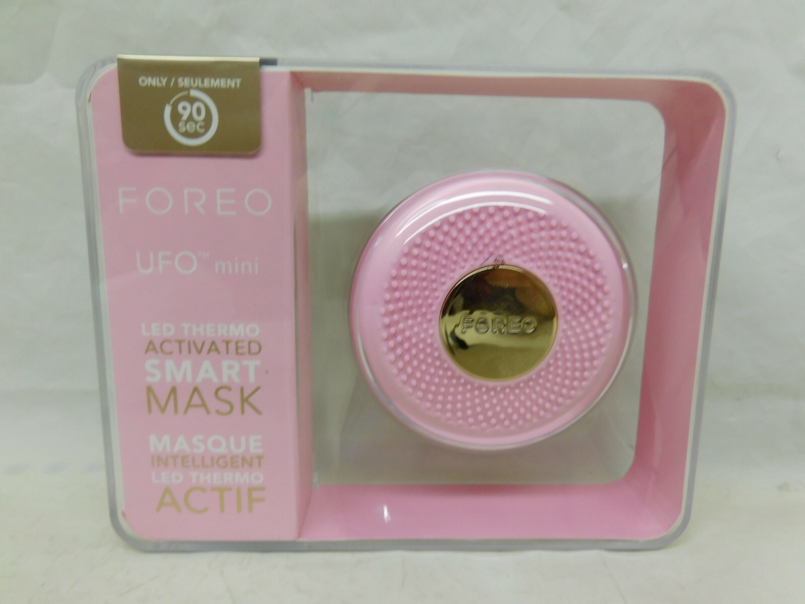 Foreo UFO Mini LED Thermo Activated Smart Face Mask Treatment Device Pearl Pink