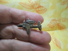 Vintage AWACS U.S. Navy Plane Tie Tack / Lapel Pin - Silver Tone - / 5C