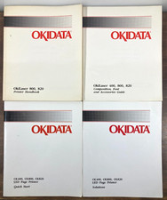 Okidata Okilaser LED Page Printer 1990 Manual Lot 400 800 820 OL400 OL800 OL820