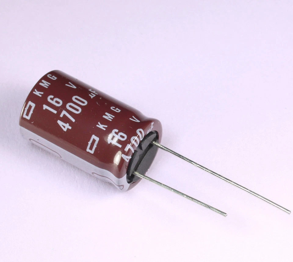 6pcs Nippon Chemi-Con 4700uF 16v 105C KMG Radial Electrolytic Capacitor
