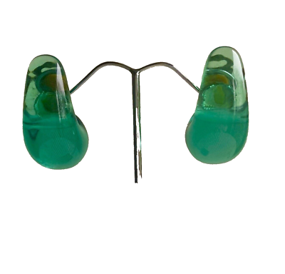 Boucles D'oreilles Vintage ALTUGLAS De Catherine Noll - Modèle Rare, Couleur Marron, Occasion Très Bon état