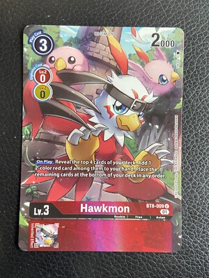 Hawkmon BT8-009 U New Awakening - Digimon Karte - Alt Alternative Art