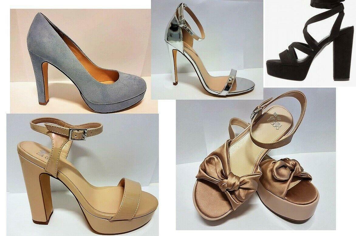 Sandalias de tacón sandalias de tiras even&odd 36,37,39,40 beige, negro, plata