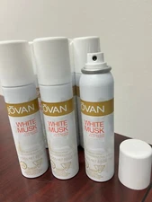 Lot of (6) JOVAN WHITE MUSK FOR WOMEN 2.5 FL oz / 70 G Cologne Body Spray