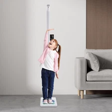 Ultrasonic Electronic Height And Body Weight Scale Max 220kg For Health Care