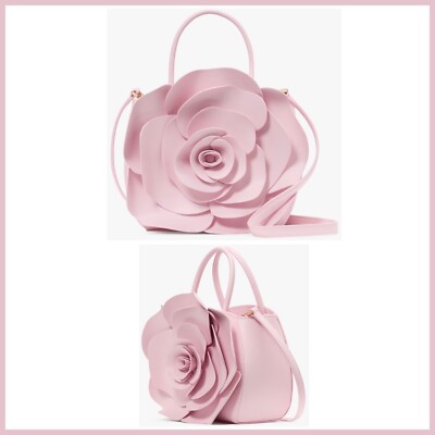 Kate Spade☆立体感♪ フローラ フラワー ブーケ クロスボディ KATE SPADE FLORA 3D ROSE CROSSBODY PINK KE577 FACTORY