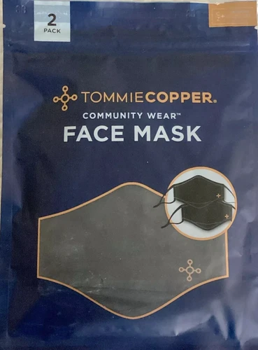 New Tommie Copper Black Face Mask 2