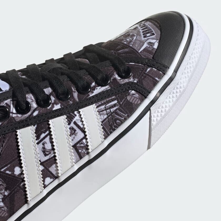 Size 8 - adidas Disney Pixar x Nizza Comics - Black White