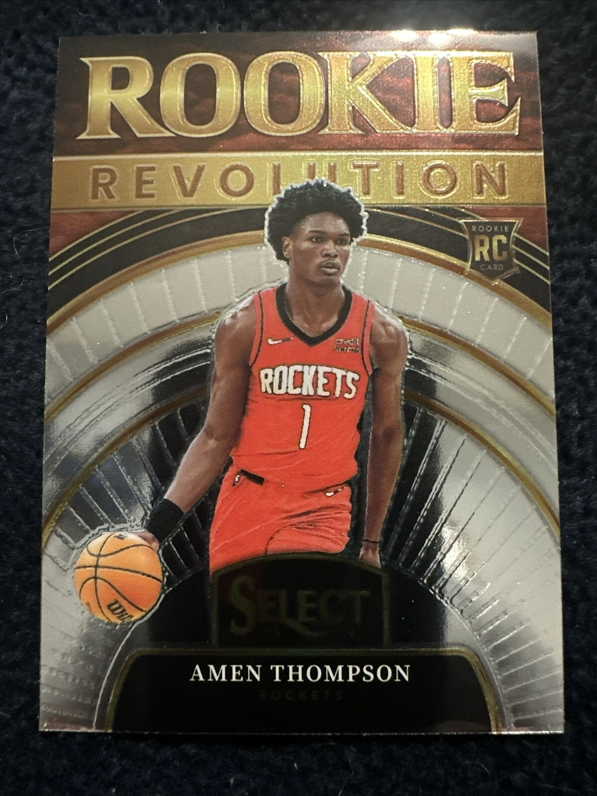 2023-24 Panini Select - Rookie Revolution Silver Prizm #14 Amen Thompson (RC)